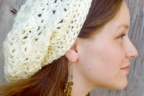 Women's Crochet Slouchy Hat - Slouch Hat PATTERN - Street Wear
