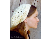 Women's Crochet Slouchy Hat - Slouch Hat PATTERN - Street Wear