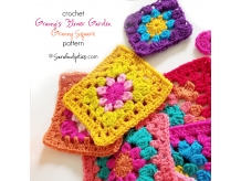 Granny's Flower Garden - Crochet Granny Square Pattern