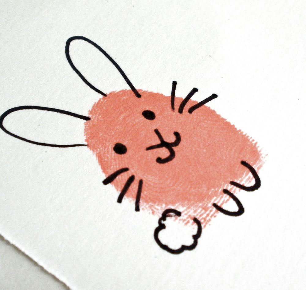 Download Things to Make: Fingerprint Bunnies and Chicks! | Sarahndipities