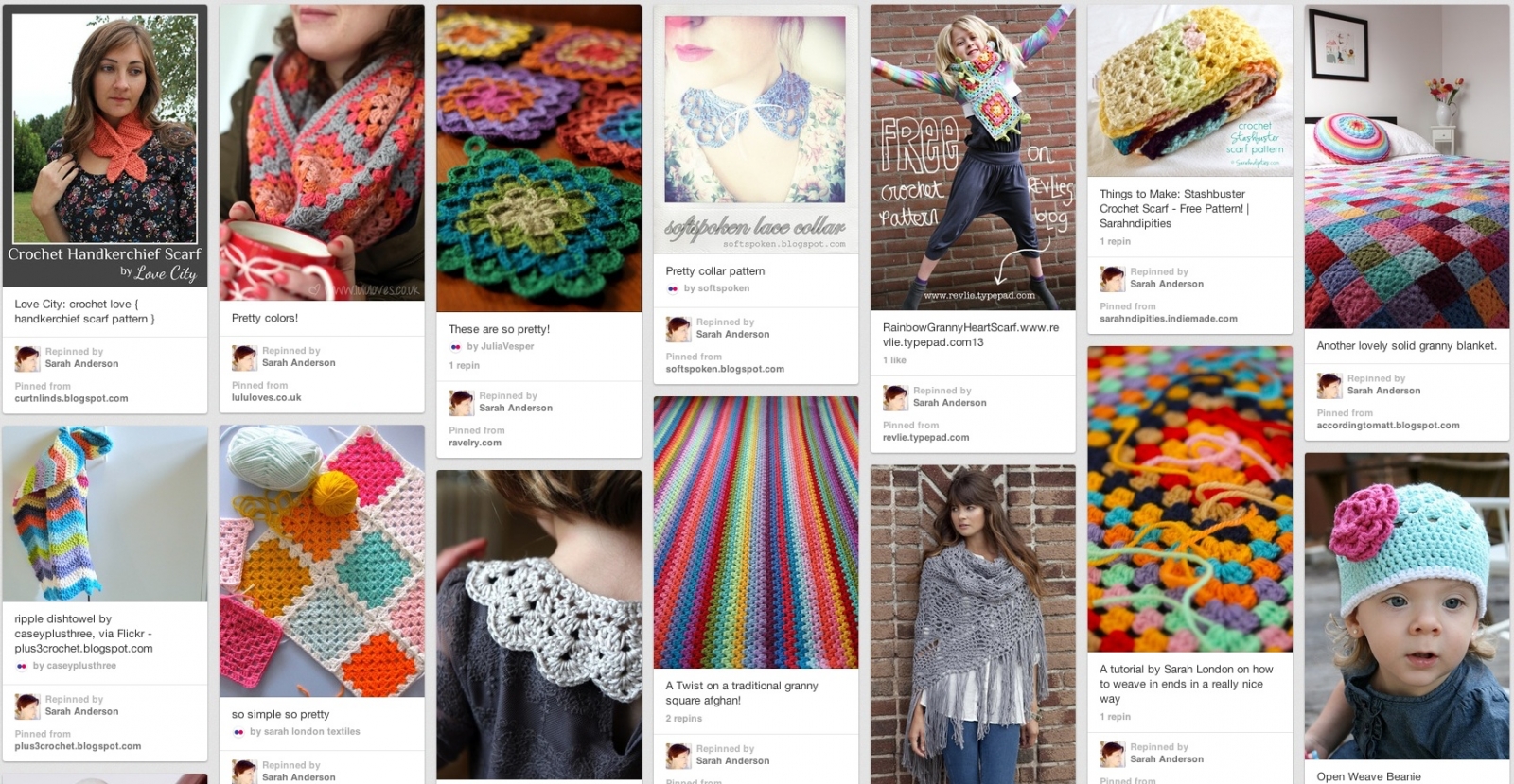 Pinterest inspiration ~ Crochet Love | Sarahndipities