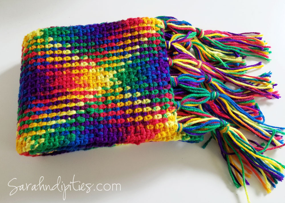 Red heart Favorite Stripe is perfect for making rainbow projects!!!